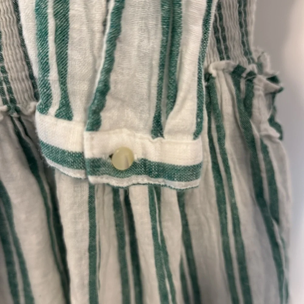 Rails from Revolve Jasmine Mini Dress in Cordoba Stripe(Green/White) Size Medium - Picture 5 of 10